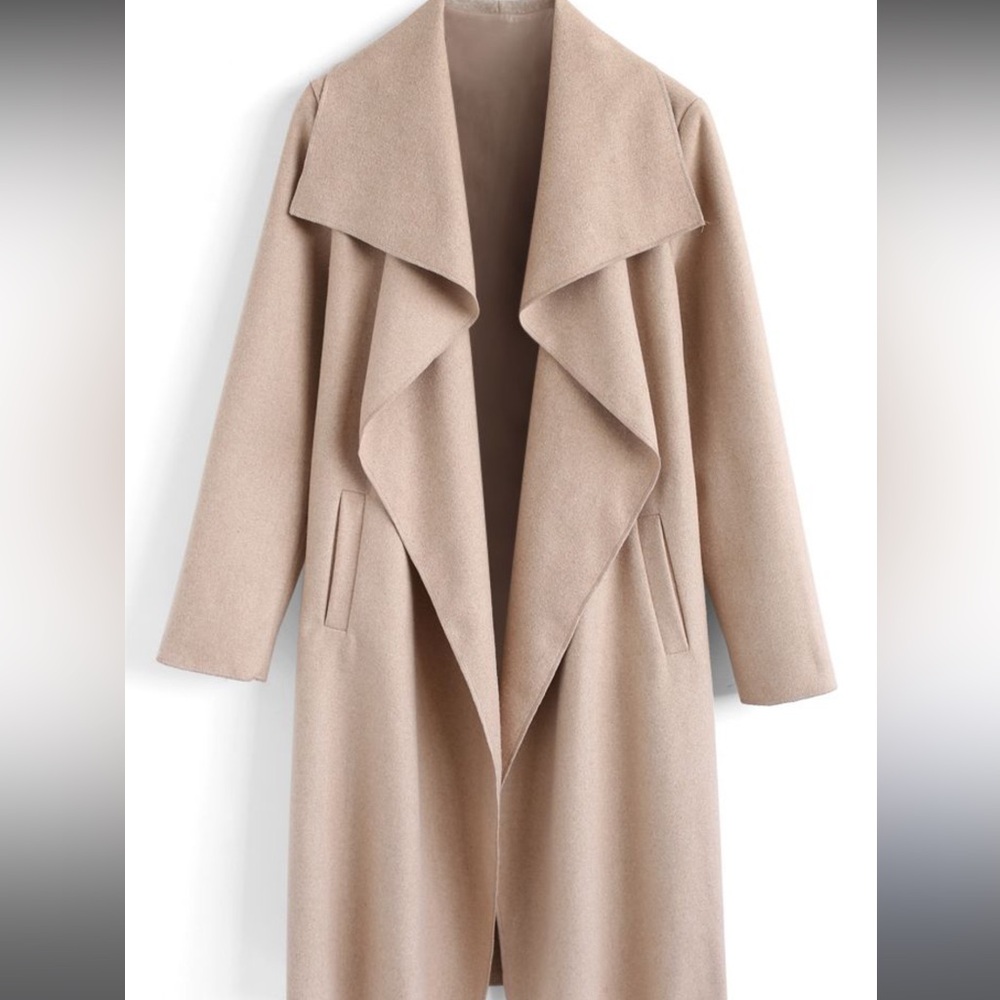 Open front coat